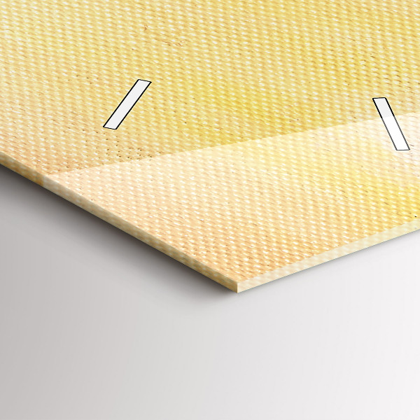 Ceas vertical de perete din sticlă Compoziția uleiului în pădure