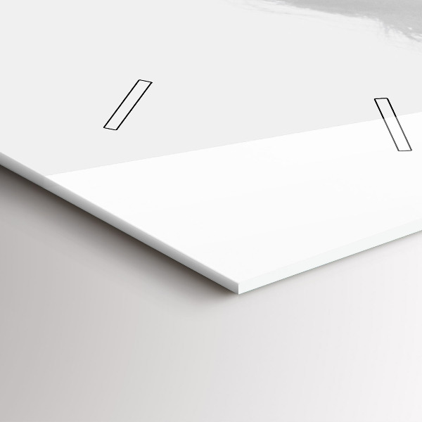 Ceas vertical de perete din sticlă Portretul unei femei