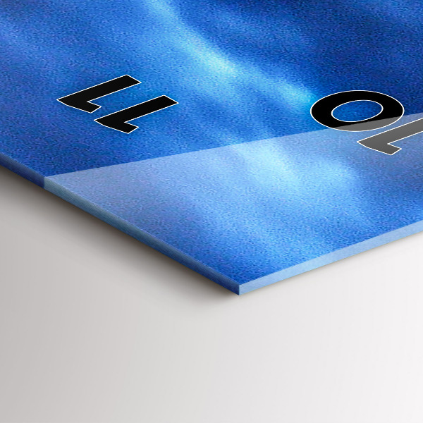 Ceas vertical de perete din sticlă Seara Sydney