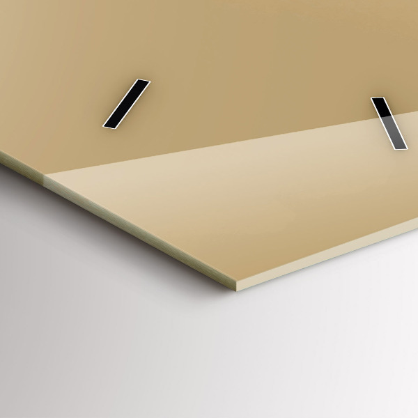 Ceas vertical de perete din sticlă Bufniță - un semn de înțelepciune