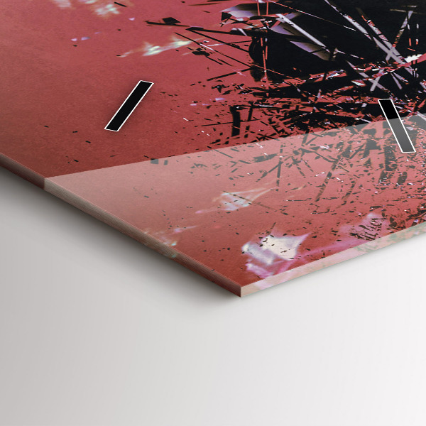 Ceas vertical de perete din sticlă Ciberspațiul