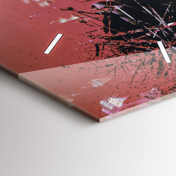 Ceas vertical de perete din sticlă Ciberspațiul