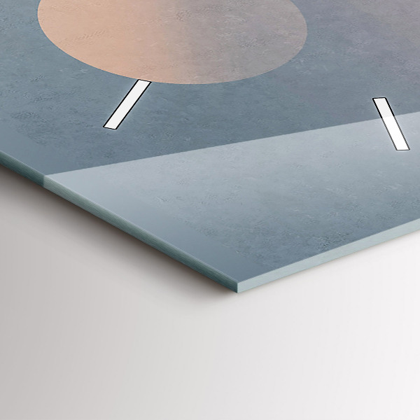 Ceas vertical de perete din sticlă Astronauții Calea Lactee