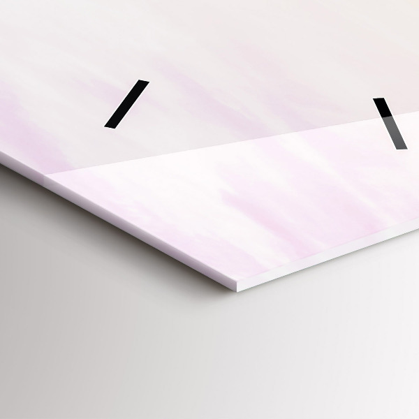 Ceas vertical de perete din sticlă Marea însorită poloneză