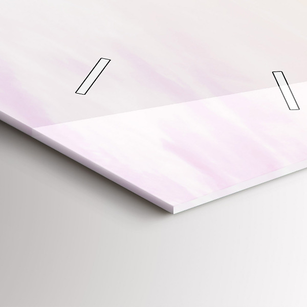 Ceas vertical de perete din sticlă Marea însorită poloneză