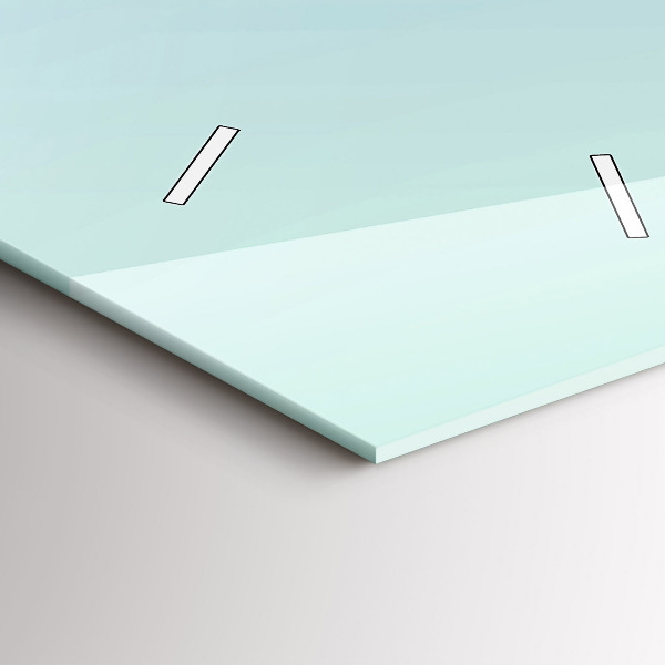 Ceas vertical de perete din sticlă Figuri geometrice