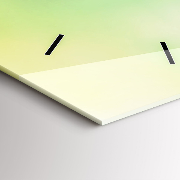 Ceas vertical de perete din sticlă Glob