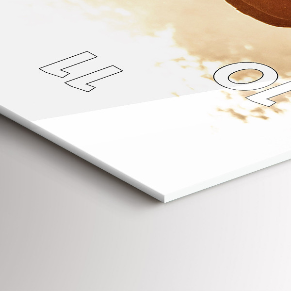 Ceas vertical de perete din sticlă Marinei Statelor Unite