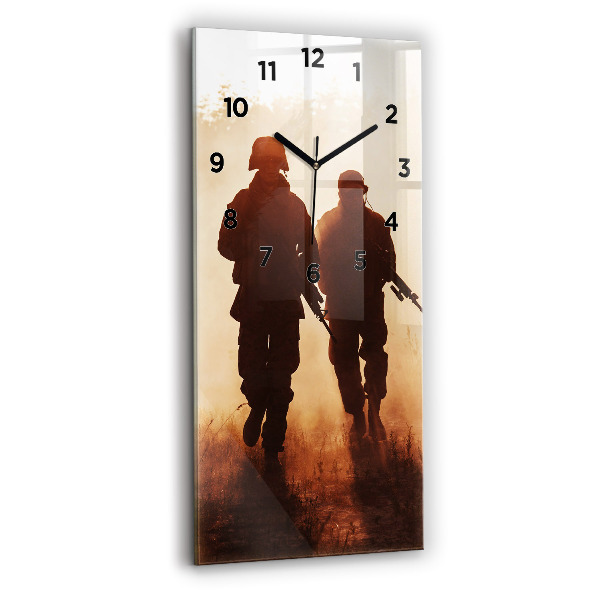 Ceas vertical de perete din sticlă Marinei Statelor Unite