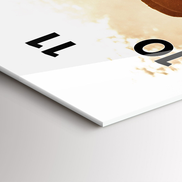 Ceas vertical de perete din sticlă Marinei Statelor Unite