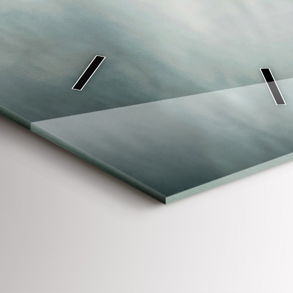 Ceas vertical de perete din sticlă Stilul motor Adrenalina