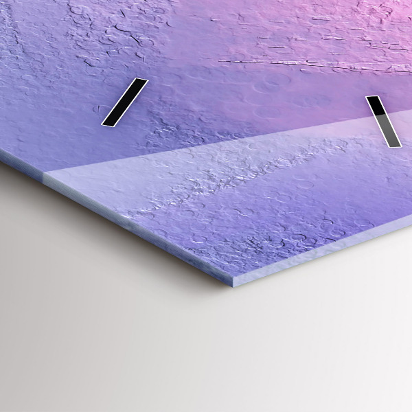 Ceas vertical de perete din sticlă Peisaj marin