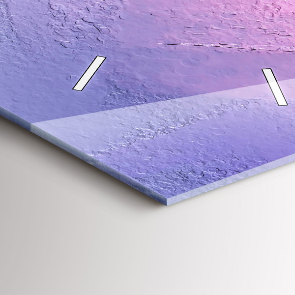 Ceas vertical de perete din sticlă Peisaj marin