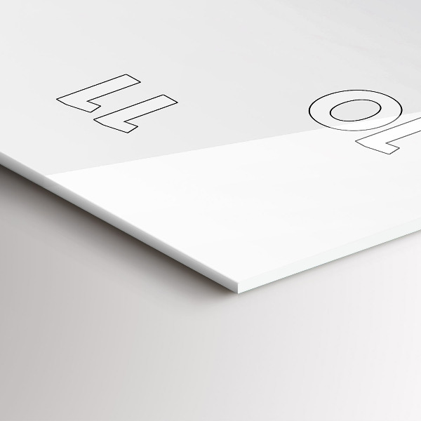 Ceas vertical de perete din sticlă Colecție de artă animale