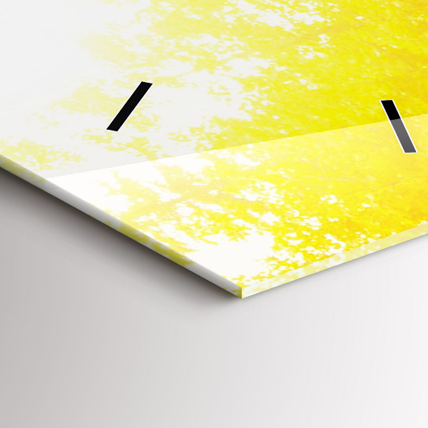 Ceas vertical de perete din sticlă Vedere asupra cascadei