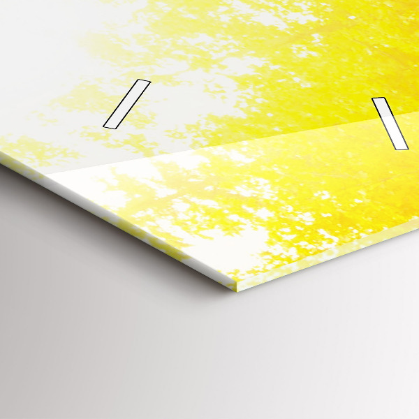 Ceas vertical de perete din sticlă Vedere asupra cascadei