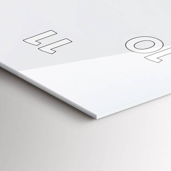 Ceas vertical de perete din sticlă Insulă zburătoare și cascadă