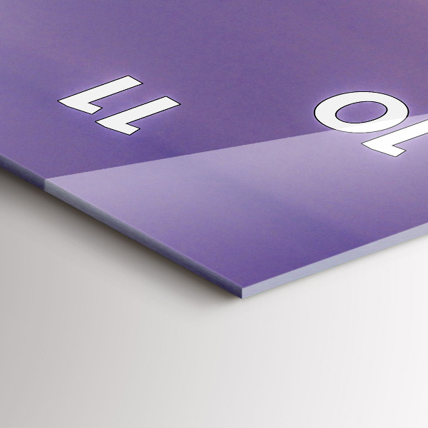 Ceas vertical de perete din sticlă Podul Brooklyn și East River