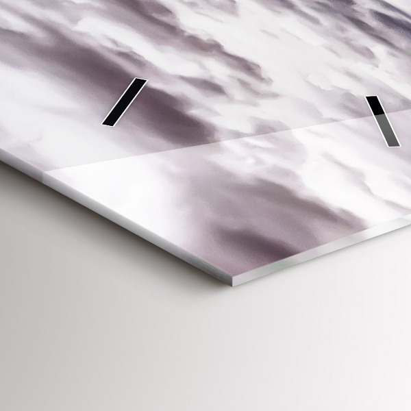 Ceas vertical de perete din sticlă Route 66 SUA