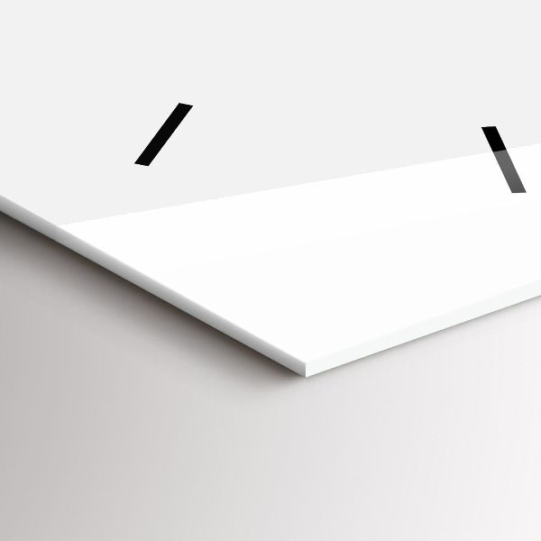 Ceas vertical de perete din sticlă Oraș abstract al ursului