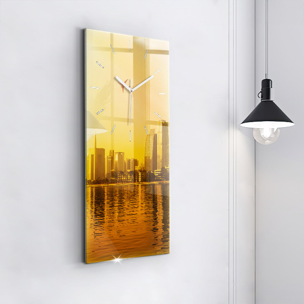 Ceas vertical de perete din sticlă Râul Zhujiang China