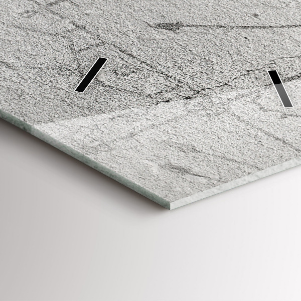 Ceas vertical de perete din sticlă Schița orașului