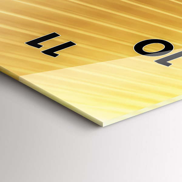 Ceas vertical de perete din sticlă Mașină veche clasică