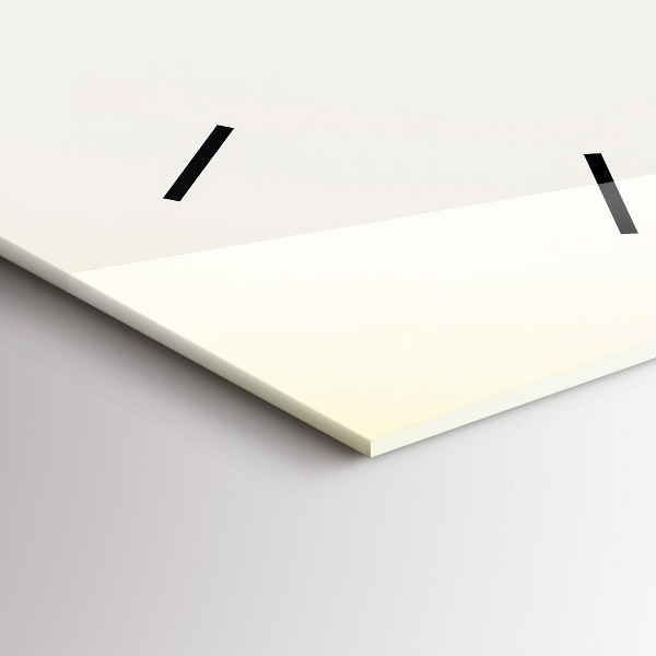 Ceas vertical de perete din sticlă Căprioare la răsărit