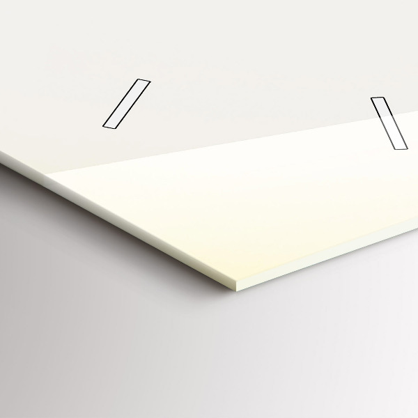 Ceas vertical de perete din sticlă Căprioare la răsărit