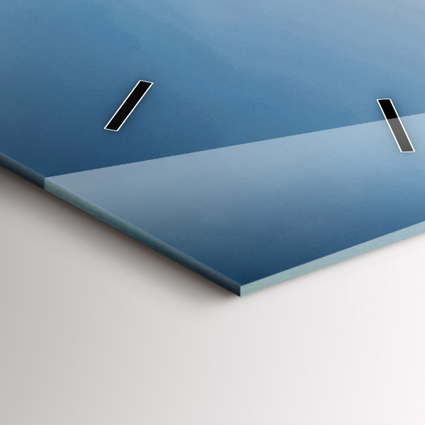 Ceas vertical de perete din sticlă Far