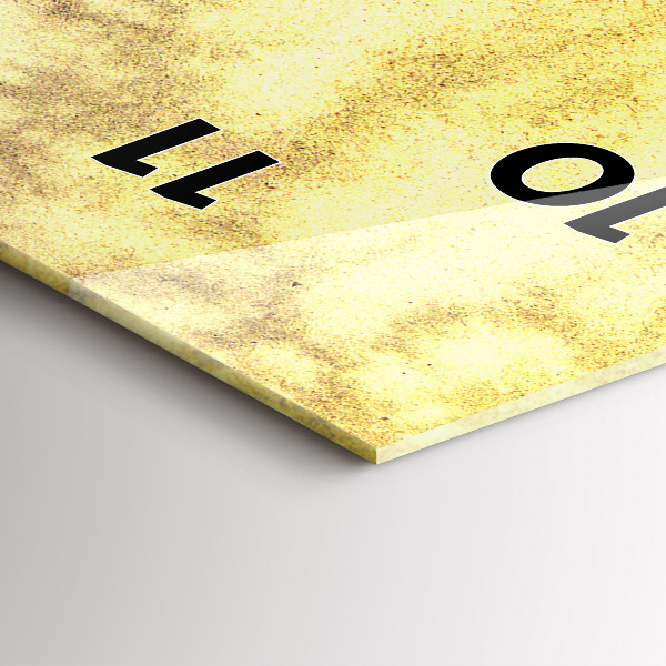 Ceas vertical de perete din sticlă femeie cu umbrelă