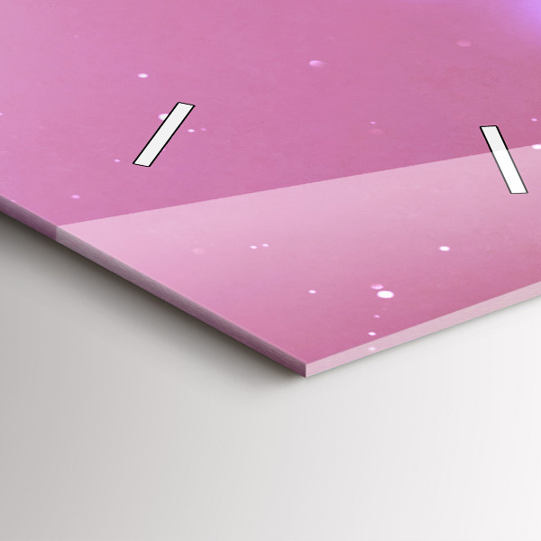 Ceas vertical de perete din sticlă Carte abstractă