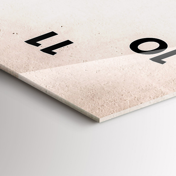 Ceas vertical de perete din sticlă bicicleta italiană