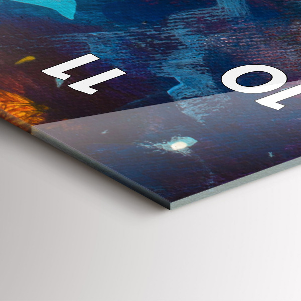 Ceas vertical de perete din sticlă Rezumat Micul Prinț