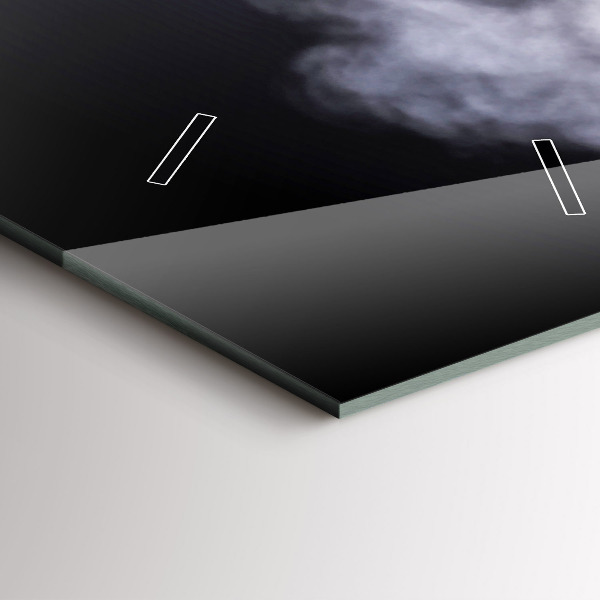 Ceas vertical de perete din sticlă Veche mașină de epocă