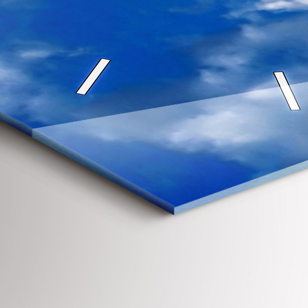 Ceas vertical de perete din sticlă Turnul Eiffel din Franța