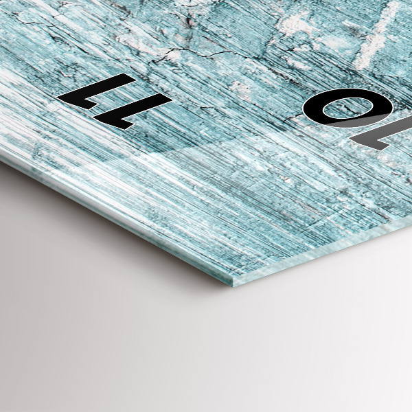 Ceas vertical de perete din sticlă Abstracția texturii uleiului