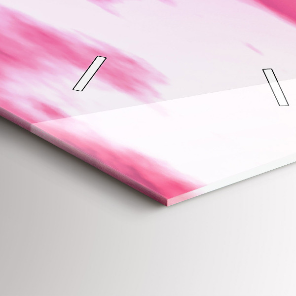 Ceas vertical de perete din sticlă Apus de soare la Stonehenge