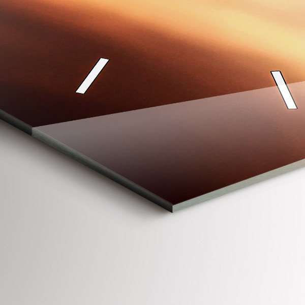 Ceas vertical de perete din sticlă Scoici pe plajă