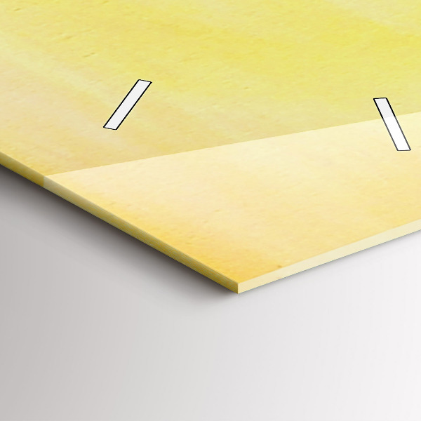 Ceas vertical de perete din sticlă Macarale la apus