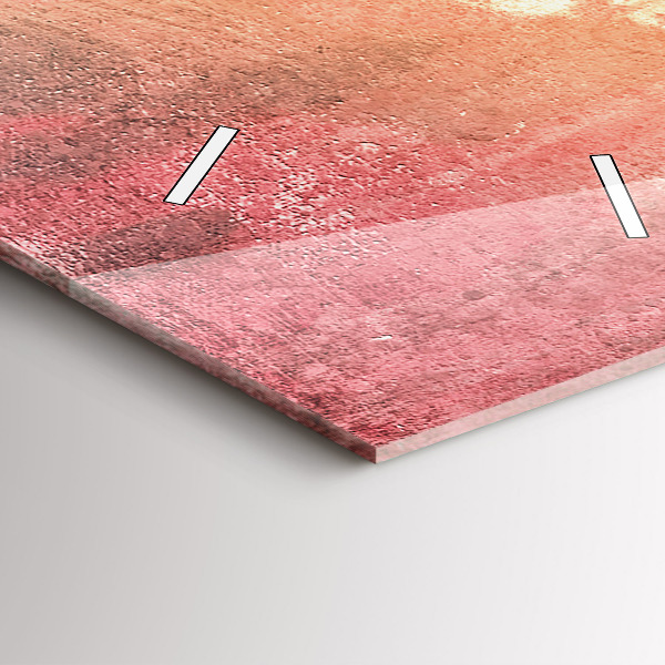 Ceas vertical de perete din sticlă Cuplu tânăr îndrăgostit