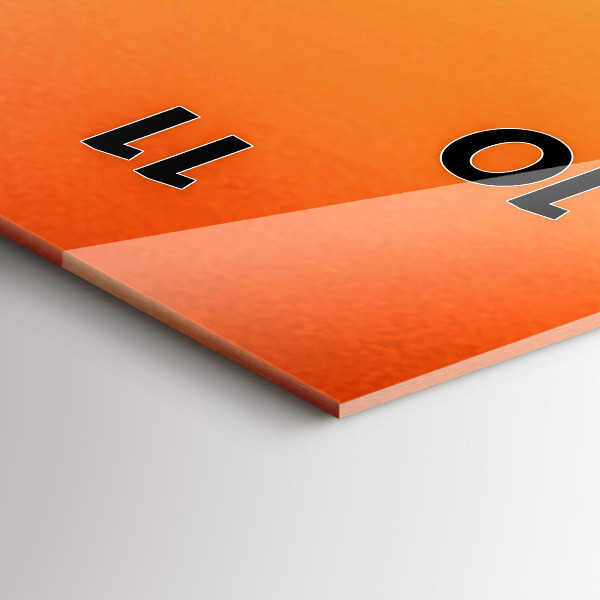 Ceas vertical de perete din sticlă Wat arun Bangkok Thailanda