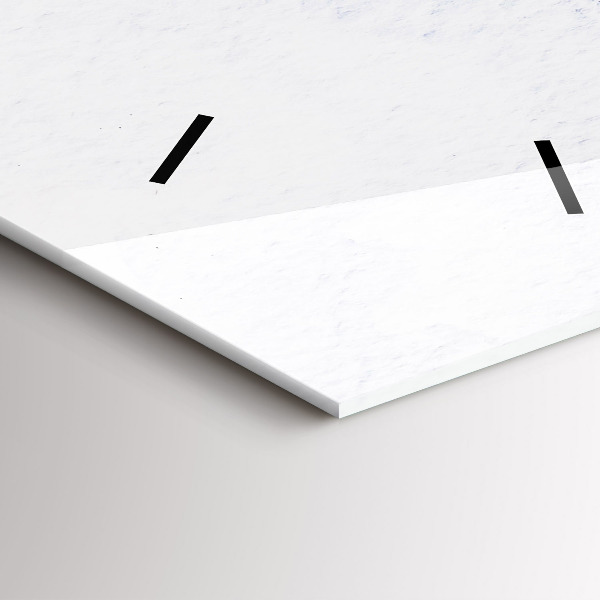 Ceas vertical de perete din sticlă Păsări zburătoare