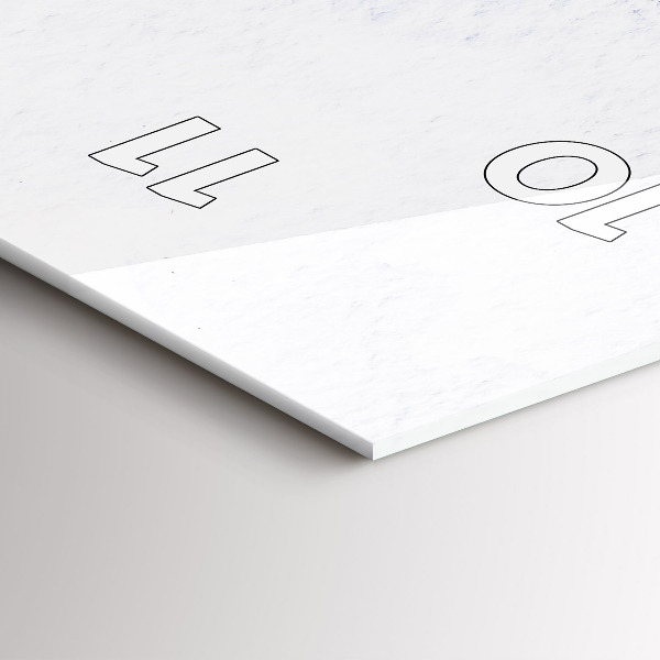 Ceas vertical de perete din sticlă Păsări zburătoare