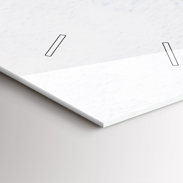 Ceas vertical de perete din sticlă Păsări zburătoare