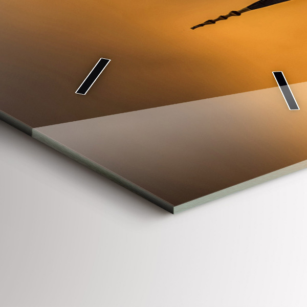 Ceas vertical de perete din sticlă Moscheea din Istanbul