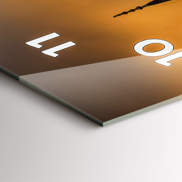 Ceas vertical de perete din sticlă Moscheea din Istanbul