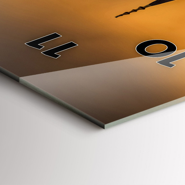 Ceas vertical de perete din sticlă Moscheea din Istanbul