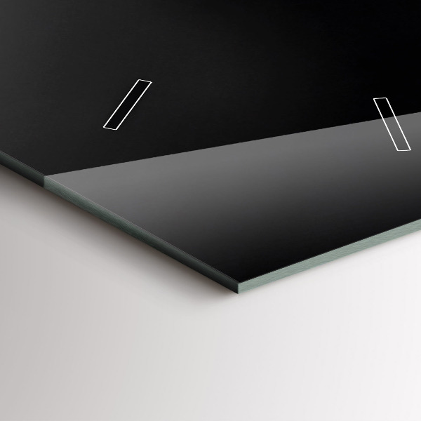 Ceas vertical de perete din sticlă Floare de orhidee pe apă