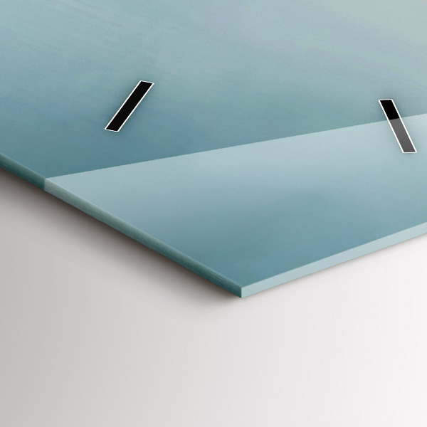 Ceas vertical de perete din sticlă Flamingo suprarealist